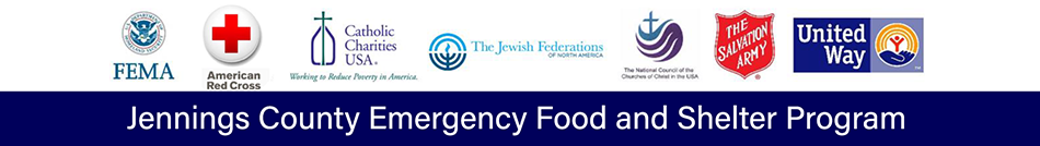 Jennings County Emergency Foor and Shelter Program header